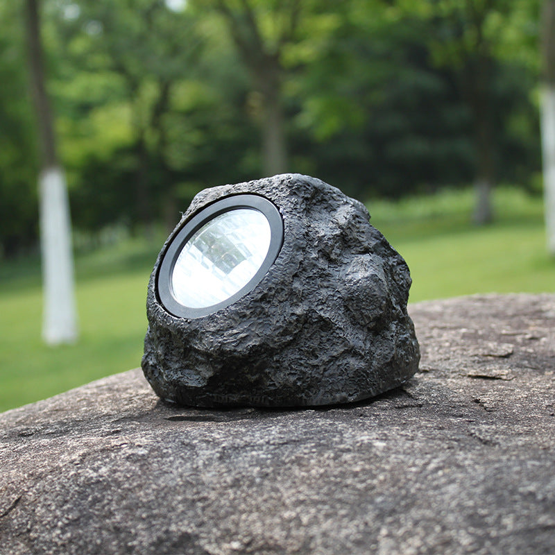 Illuminate Your Outdoor Space with Our Stunning Solar Stone Courtyard Lamp