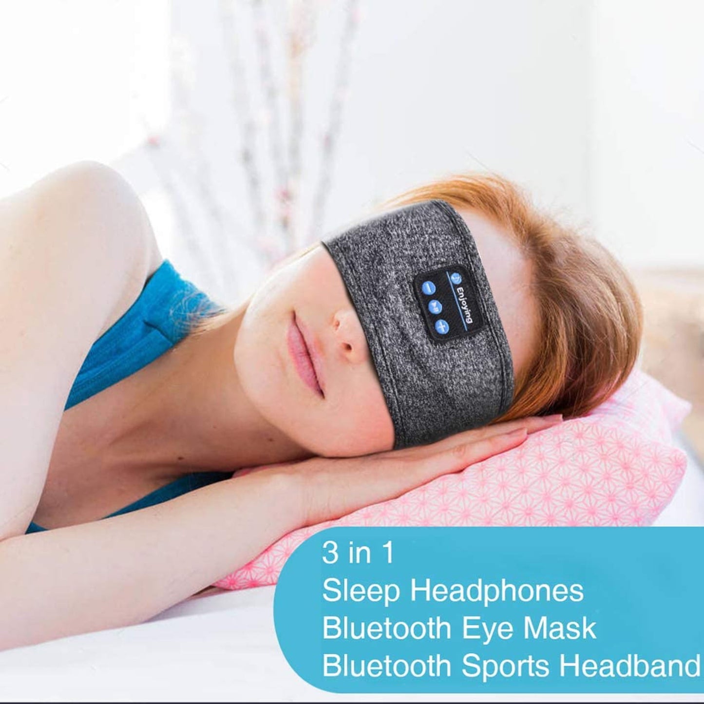 Experience Ultimate Comfort with Wireless Bluetooth Sleep Headphones - Perfect for Sports, Yoga, and Relaxation!
