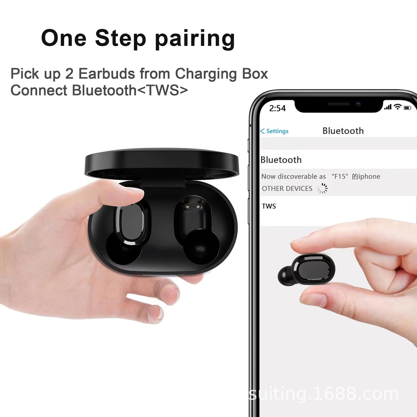 Experience Unmatched Sound Quality with Our Bluetooth 5.2 Wireless Earbuds - Perfect for Sports and On-the-Go!