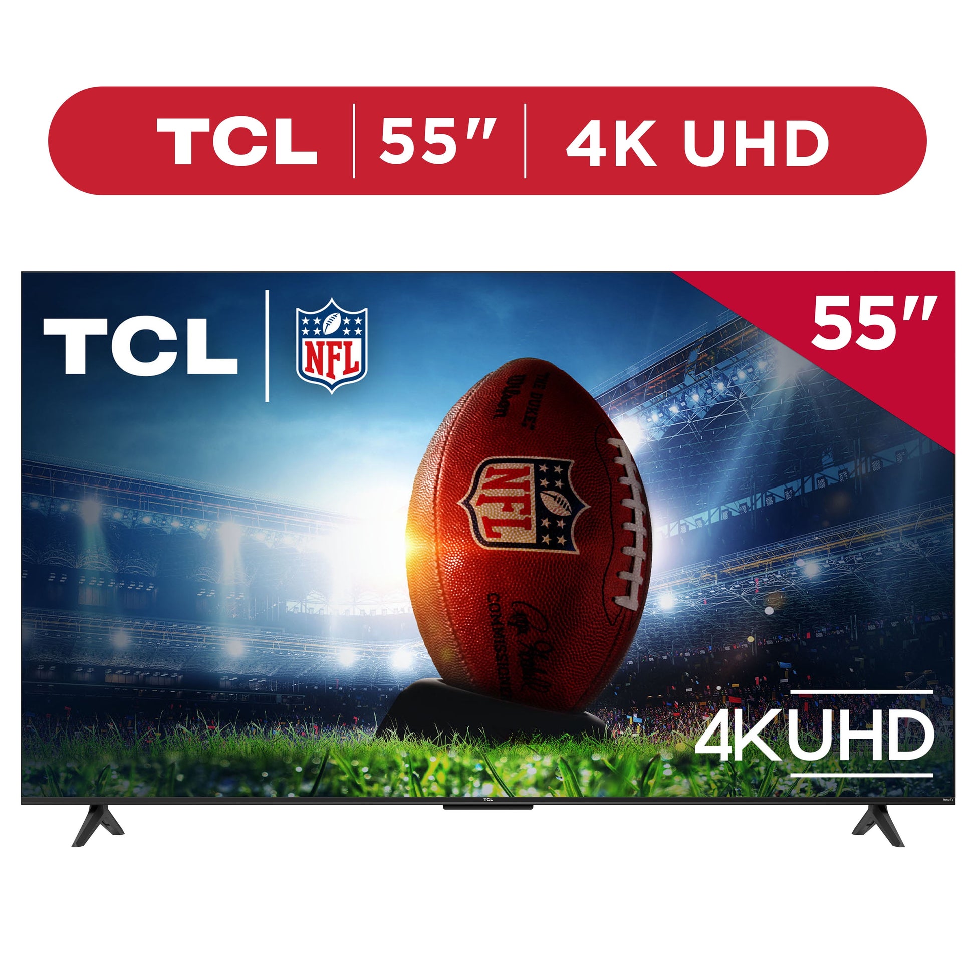 Experience Stunning 4K UHD with the 55" Class S4 (55S451) HDR Smart TV Powered by Roku