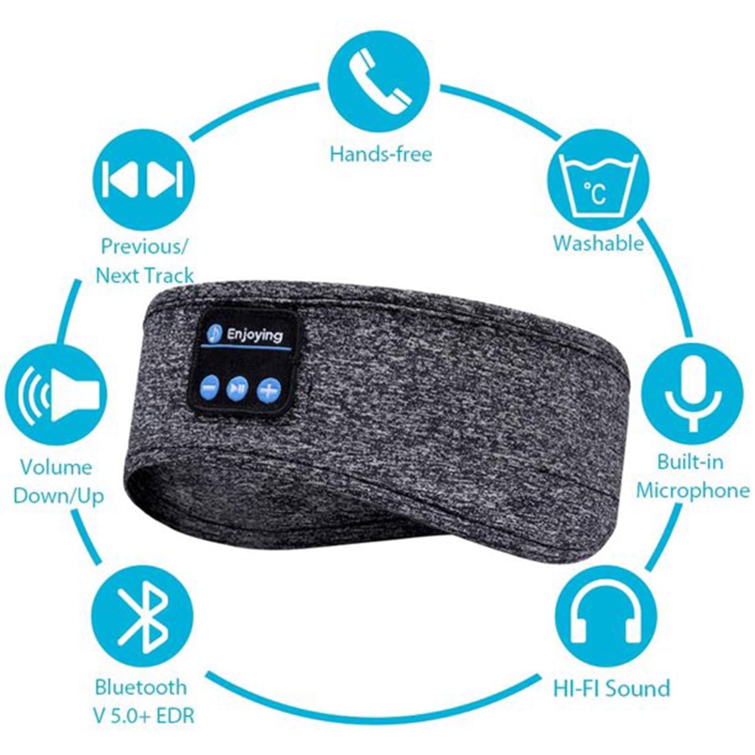 Experience Ultimate Comfort with Wireless Bluetooth Sleep Headphones - Perfect for Sports, Yoga, and Relaxation!