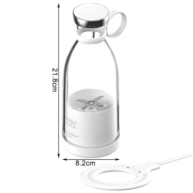 Compact and Powerful 350ML Portable Electric Juicer - Your Ultimate Fruit and Vegetable Blender