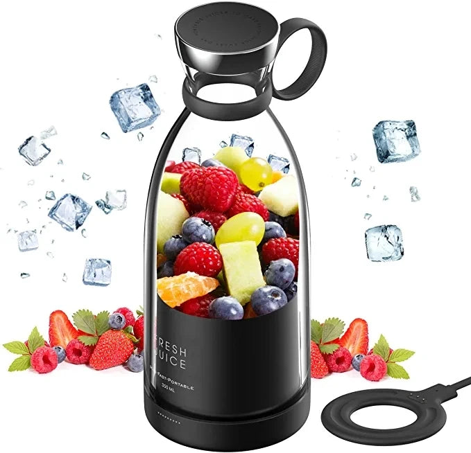 Compact and Powerful 350ML Portable Electric Juicer - Your Ultimate Fruit and Vegetable Blender