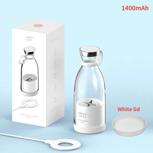 Compact and Powerful 350ML Portable Electric Juicer - Your Ultimate Fruit and Vegetable Blender