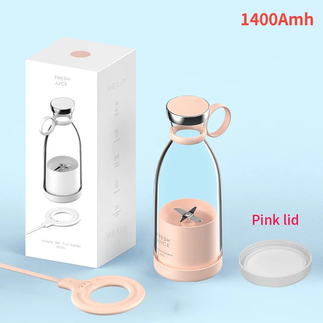 Compact and Powerful 350ML Portable Electric Juicer - Your Ultimate Fruit and Vegetable Blender