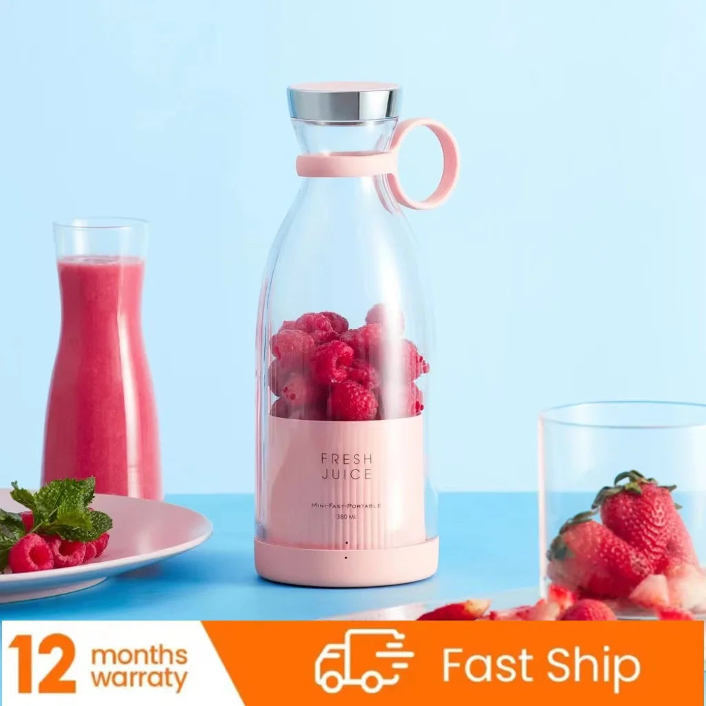 Compact and Powerful 350ML Portable Electric Juicer - Your Ultimate Fruit and Vegetable Blender
