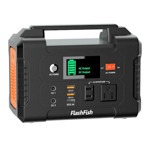 Power Up Your Adventures with the 200W Portable Power Station - 40800mAh Solar Generator for Camping, Travel & Emergencies