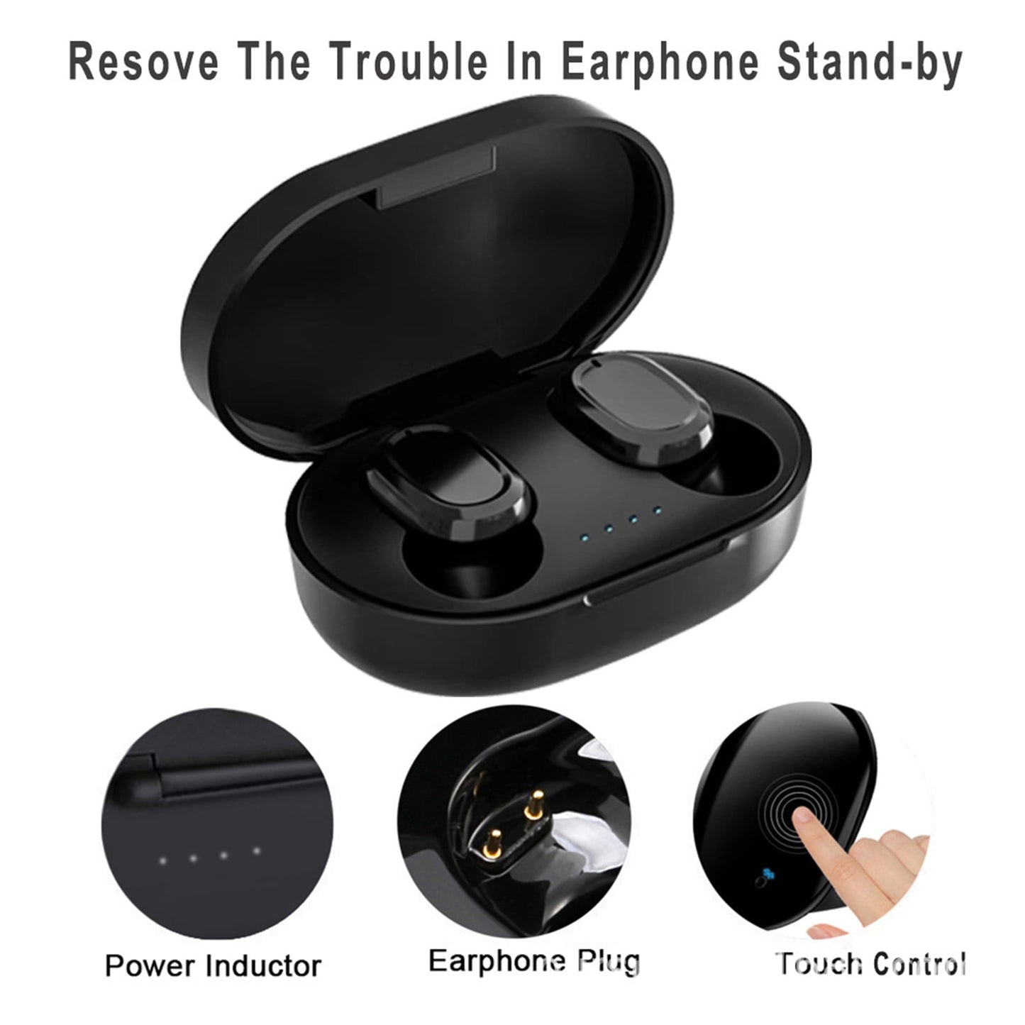 Experience Unmatched Sound Quality with Our Bluetooth 5.2 Wireless Earbuds - Perfect for Sports and On-the-Go!