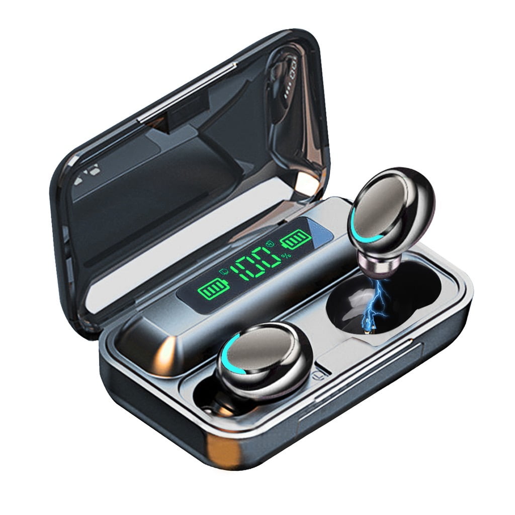 Experience Unmatched Sound with GoldSong Bluetooth Earbuds - Wireless Earphones with 2200mAh Charging Case & Emergency Power Bank