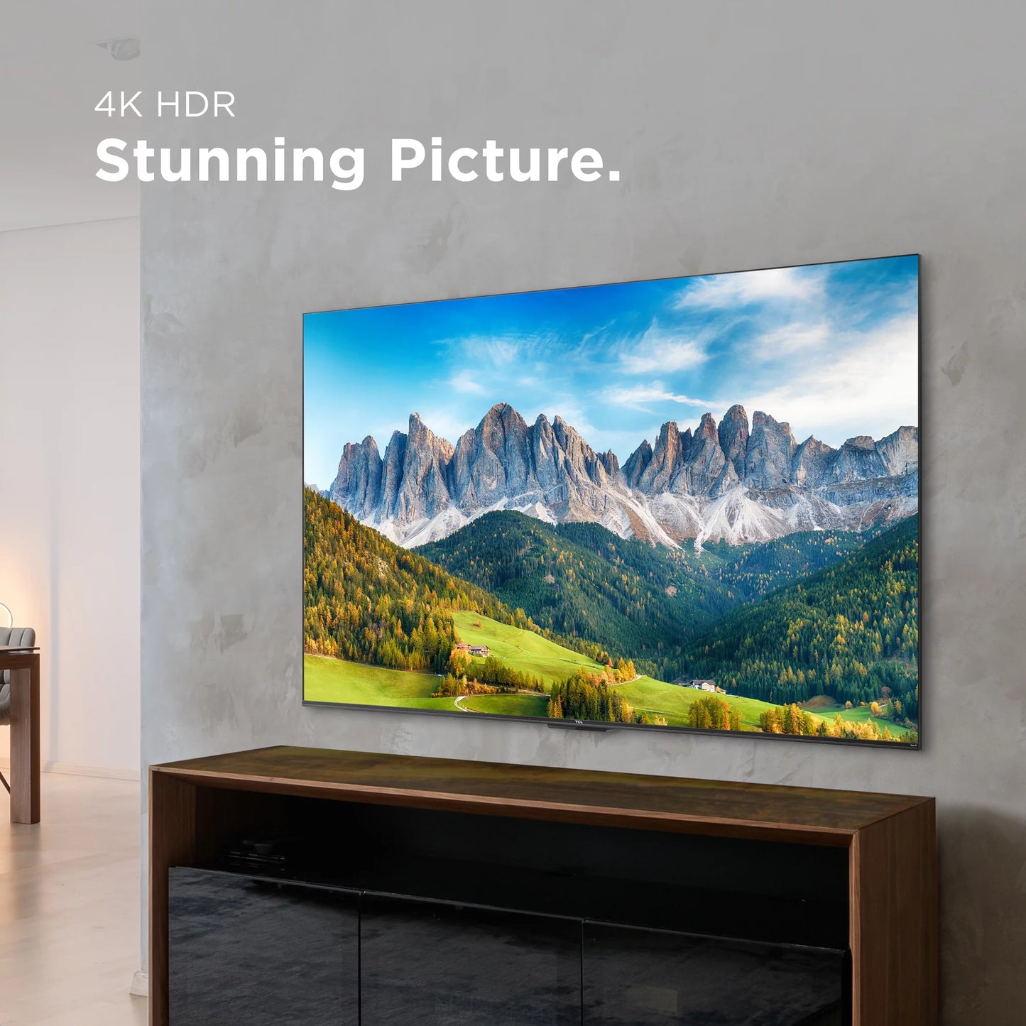 Experience Stunning 4K UHD with the 55" Class S4 (55S451) HDR Smart TV Powered by Roku
